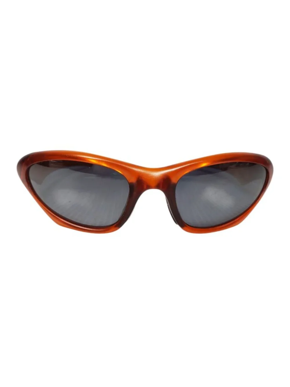 Vintage Y2K Oakley Scar Sunglasses Orange Frames Made USA
